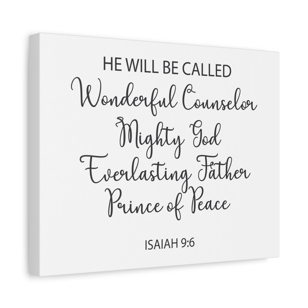 Scripture Walls Prince Of Peace Isaiah 9:6 Bible Verse Canvas Christian Wall